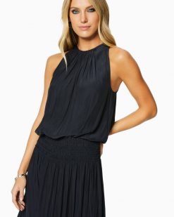 Ramy Brook Clothing Audrey Smocked Midi Dress