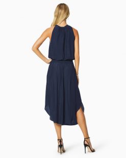 Ramy Brook Clothing Audrey Smocked Midi Dress