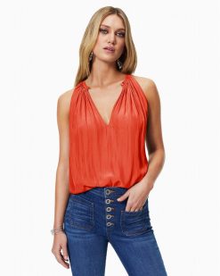 Ramy Brook Piper V-Neck Tank Top Clothing