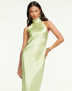 Ramy Brook Tatiana Halter Maxi Dress Wedding Guest Edit