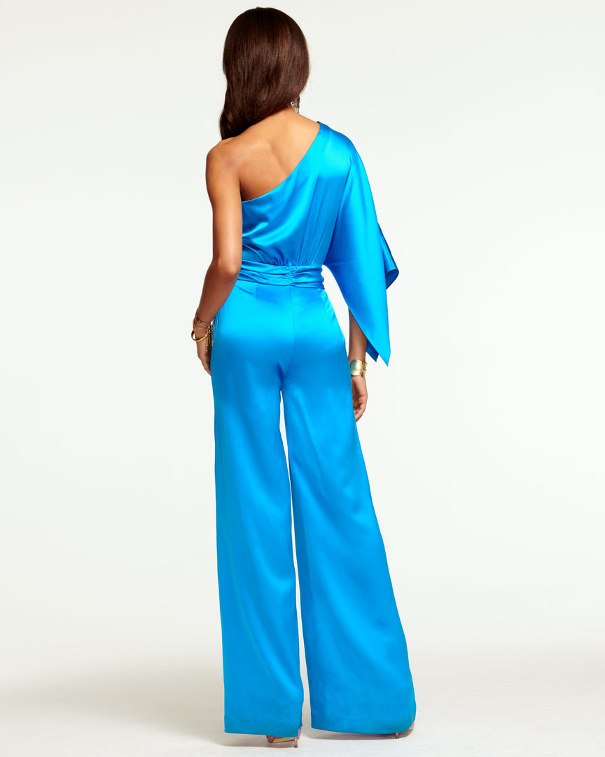 Ramy Brook Wedding Guest Edit Simone One Shoulder Jumpsuit