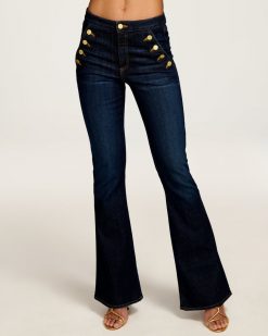 Ramy Brook Clothing Helena High-Rise Flare Jean