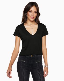 Ramy Brook Dani Scoop Neck Tee Clothing