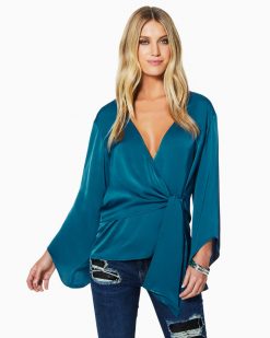Ramy Brook Cassandra Wrap Blouse