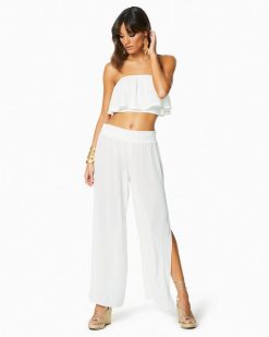 Ramy Brook Textured Athena Palazzo Pant