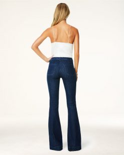 Ramy Brook Cindy High-Rise Flare Jean Clothing