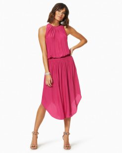 Ramy Brook Clothing Audrey Smocked Midi Dress