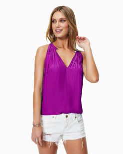 Ramy Brook Piper V-Neck Tank Top Clothing