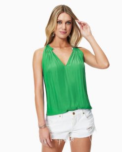 Ramy Brook Piper V-Neck Tank Top Clothing