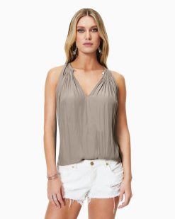 Ramy Brook Piper V-Neck Tank Top Clothing