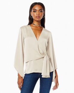 Ramy Brook Cassandra Wrap Blouse