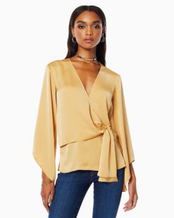 Ramy Brook Cassandra Wrap Blouse