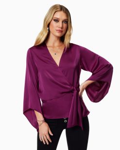 Ramy Brook Cassandra Wrap Blouse