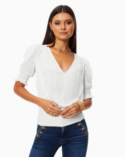 Ramy Brook Flora Puff Sleeve Top Clothing