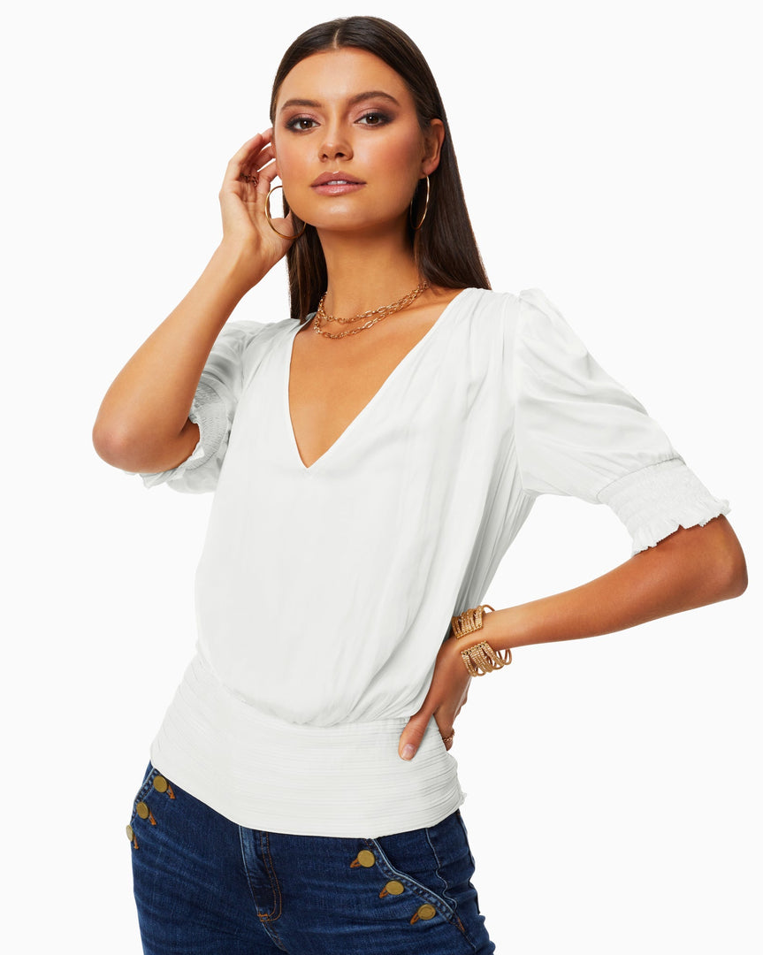 Ramy Brook Flora Puff Sleeve Top Clothing