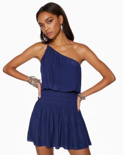 Ramy Brook Leah One Shoulder Mini Dress Clothing