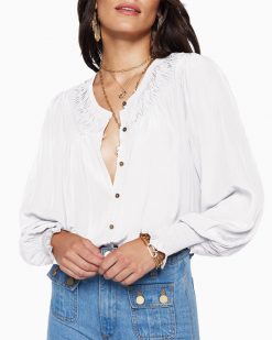 Ramy Brook Clothing Isla Puff Sleeve Blouse