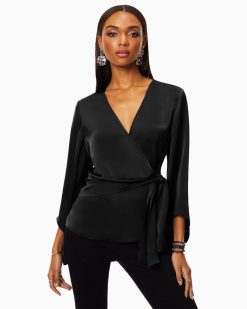 Ramy Brook Cassandra Wrap Blouse