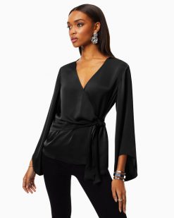 Ramy Brook Cassandra Wrap Blouse