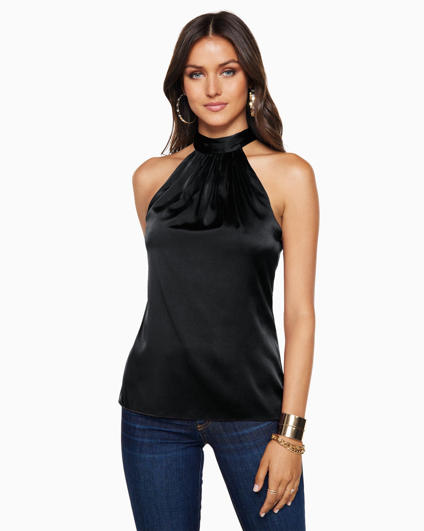 Ramy Brook Clothing Lori High Neck Tank Top