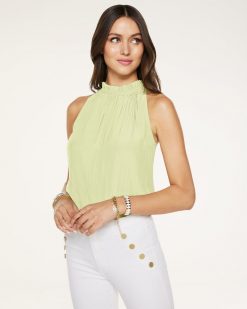 Ramy Brook Gabby High Neck Tank Top