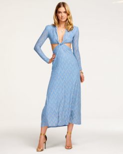 Ramy Brook Wedding Guest Edit Celesete Cutout Maxi Dress