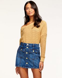 Ramy Brook Kendall Denim Mini Skirt