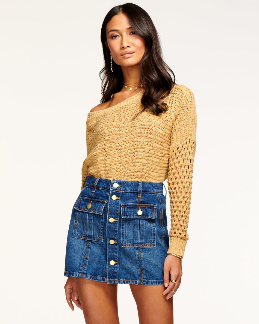Ramy Brook Kendall Denim Mini Skirt