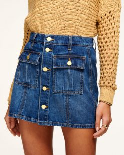 Ramy Brook Kendall Denim Mini Skirt
