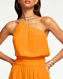Ramy Brook Clothing Leah One Shoulder Mini Dress