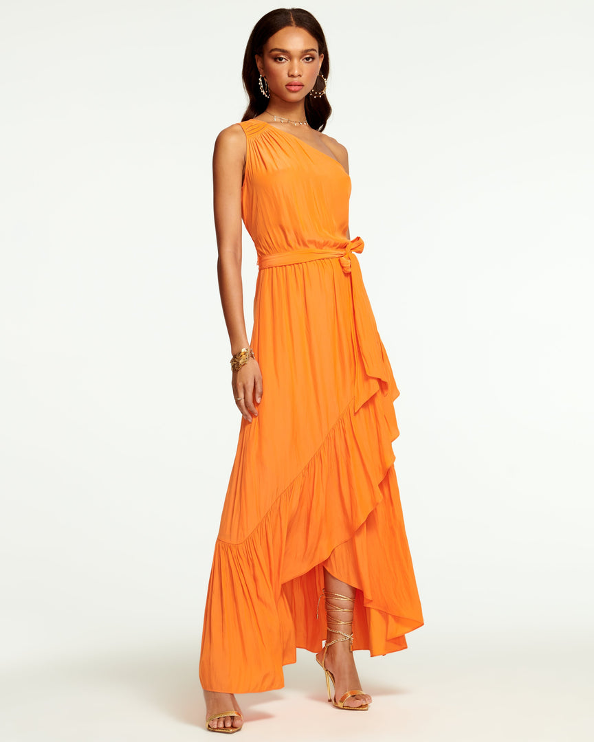 Ramy Brook Nicola One-Shoulder Maxi Dress Wedding Guest Edit
