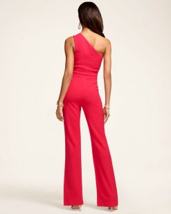 Ramy Brook Gabriela One Shoulder Jumpsuit Wedding Guest Edit