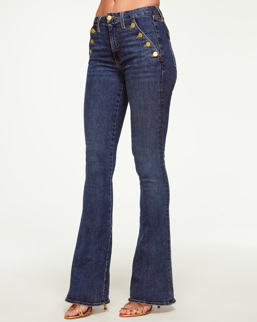 Ramy Brook Clothing Helena High-Rise Flare Jean