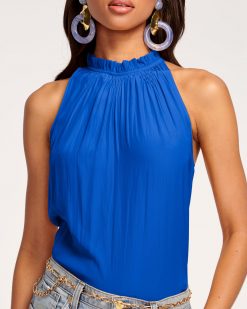Ramy Brook Gabby High Neck Tank Top Clothing