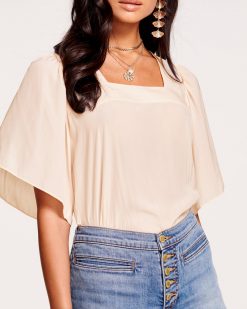 Ramy Brook Kit Square Neck Top Clothing