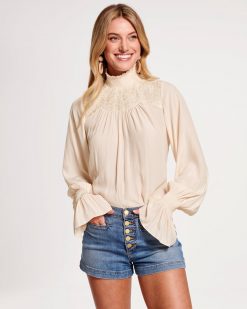 Ramy Brook Eclipse Long Sleeve Blouse Clothing