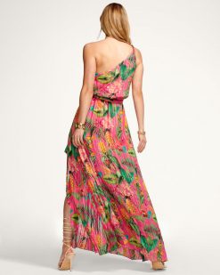 Ramy Brook Printed Eliana One-Shoulder Maxi Dress Clothing