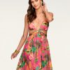Ramy Brook Clothing Printed Tulum Cutout Maxi Dress