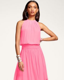 Ramy Brook Clothing Audrey Smocked Midi Dress