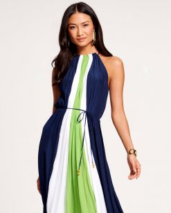 Ramy Brook Clothing Kat High Neck Midi Dress