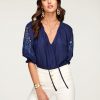 Ramy Brook Marina Puff Sleeve Top