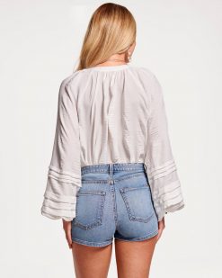 Ramy Brook Clothing Tina Button Down Blouse