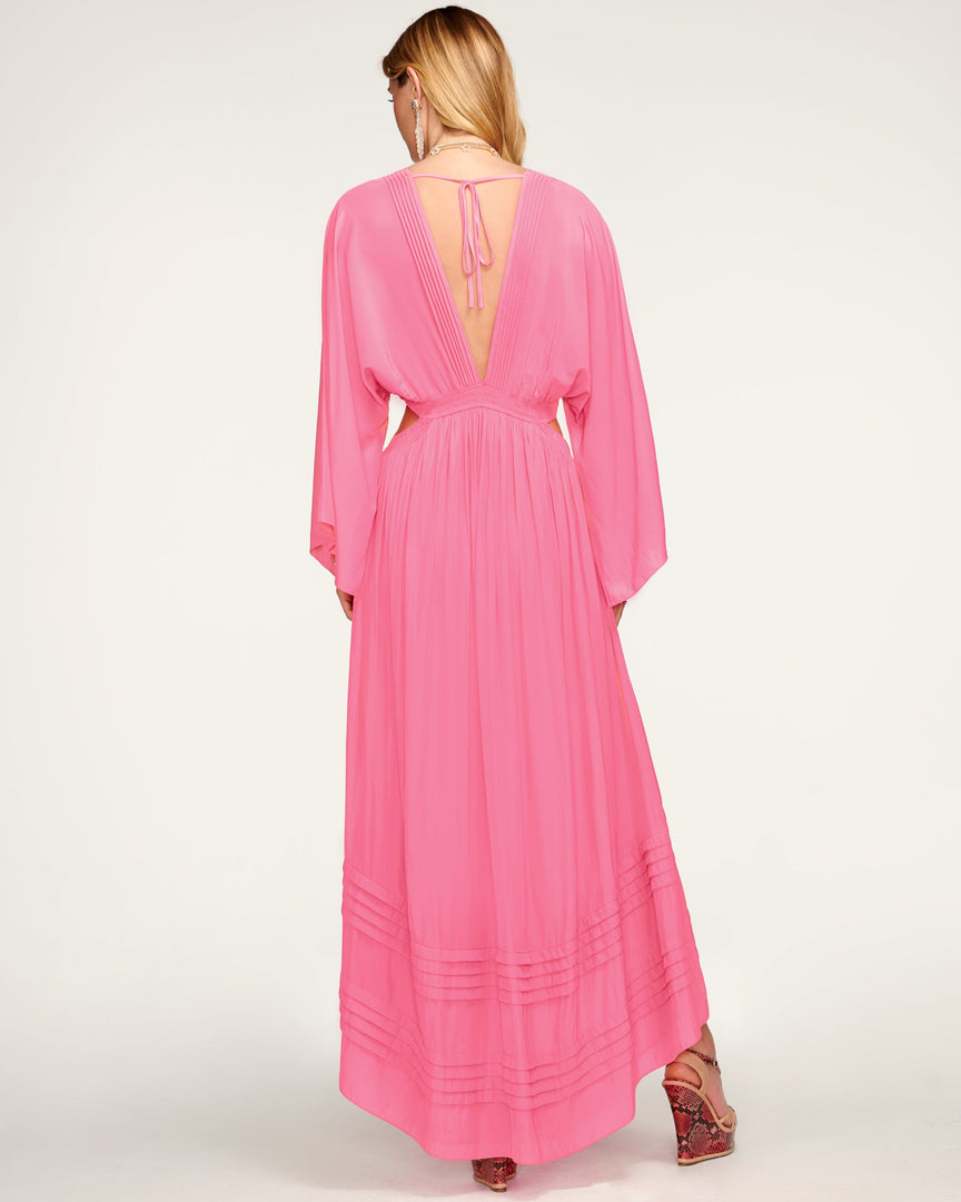 Ramy Brook Clothing Neena Plunge Midi Dress