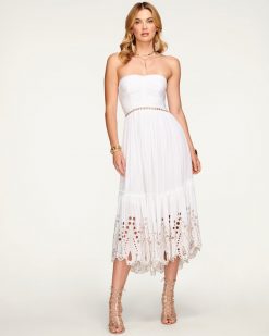 Ramy Brook Stephy Strapless Midi Dress Clothing