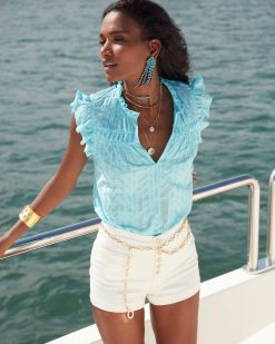 Ramy Brook Clothing Wendy V-Neck Blouse