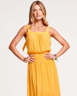 Ramy Brook Mackenzy Tiered Midi Dress Clothing