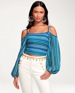 Ramy Brook Ziva Balloon Sleeve Top