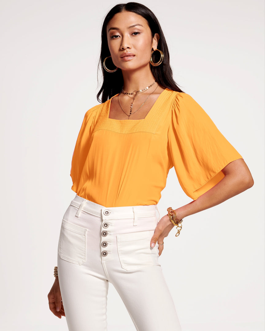 Ramy Brook Kit Square Neck Top