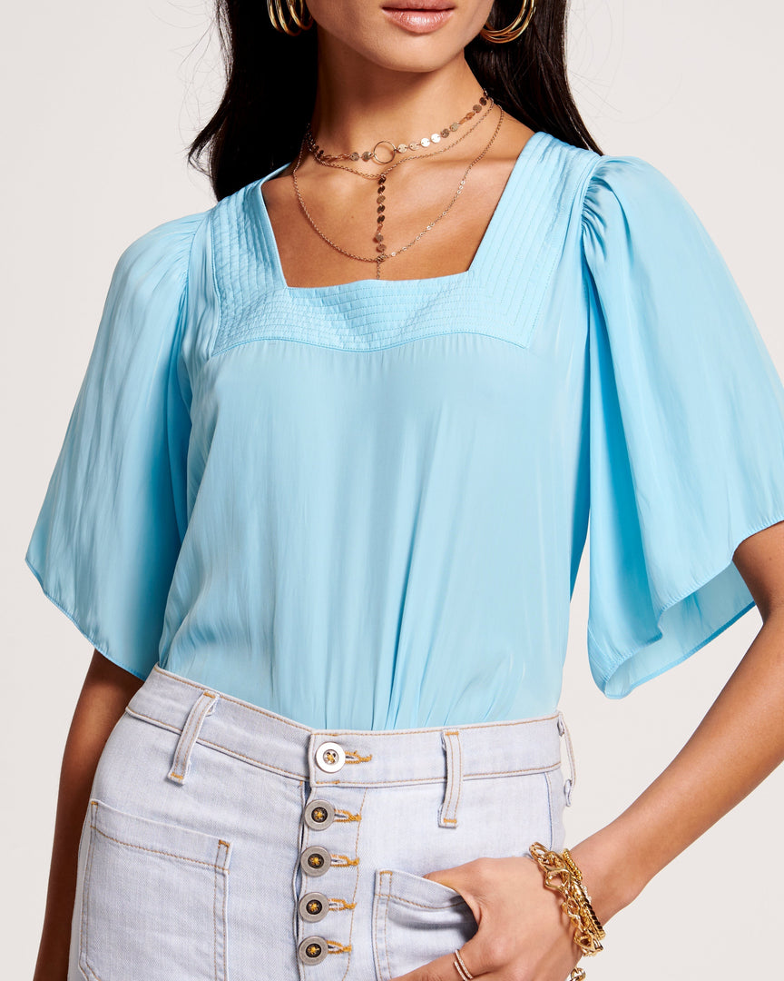 Ramy Brook Kit Square Neck Top