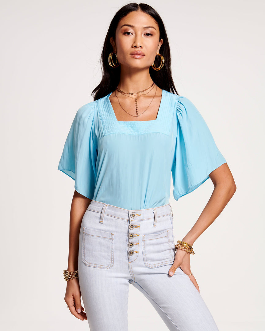 Ramy Brook Kit Square Neck Top Clothing